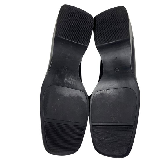 Bandolino Simmons Black Leather Upper Loafers Flats Size 8 M Preppy Y2K - Picture 8 of 10